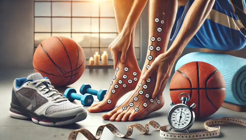 Foot reflexology for athletes