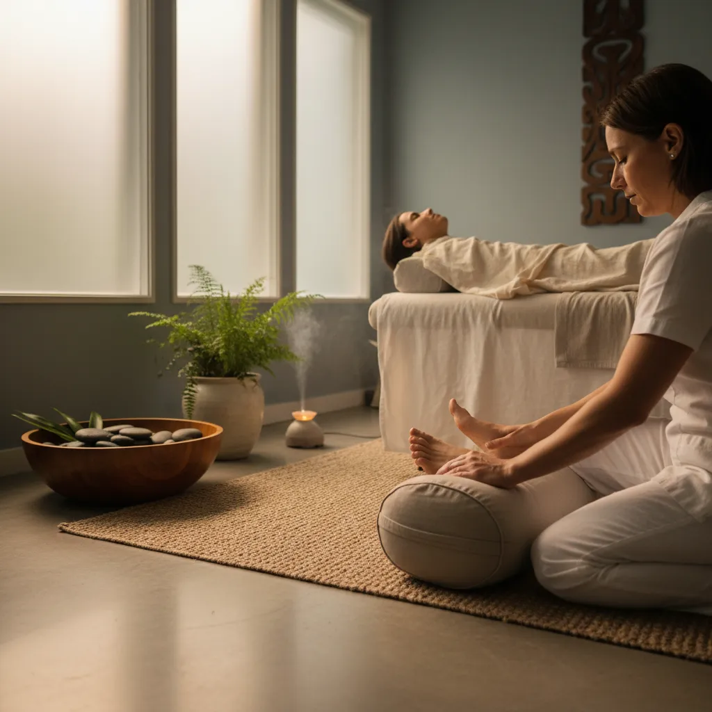 Benefits of reflexology: improved circulation and relaxation