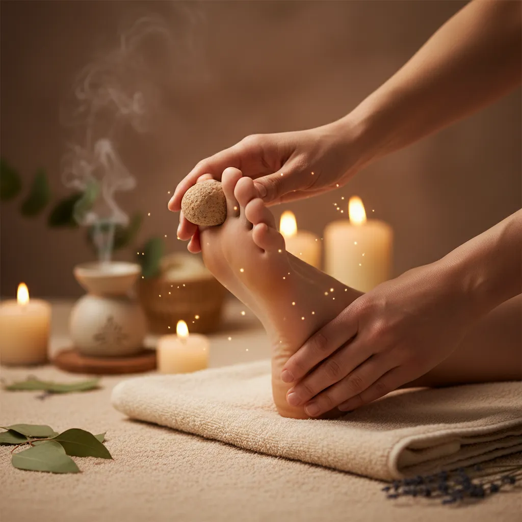 Reflexology for relaxation and mental peace
