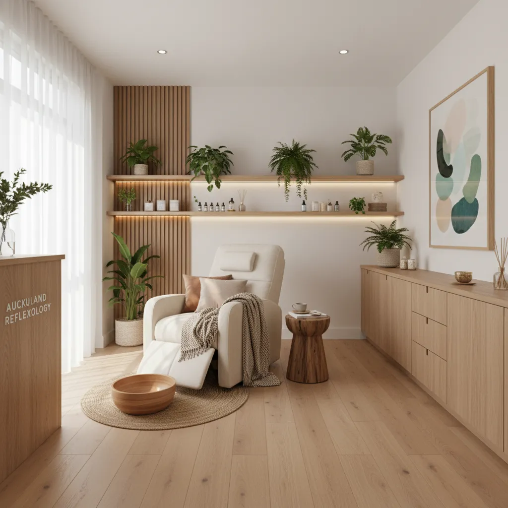 Professional Reflexology Auckland clinic setting