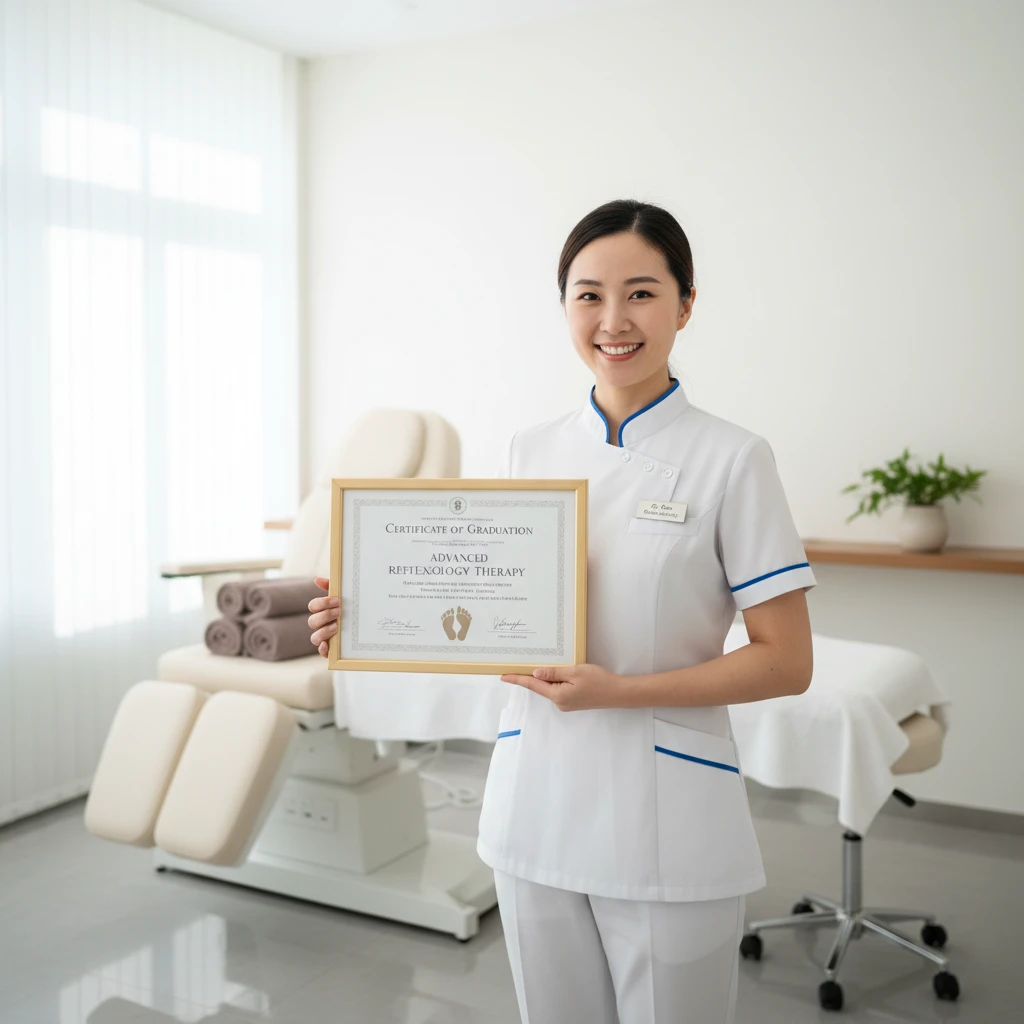 Qualified reflexology practitioner