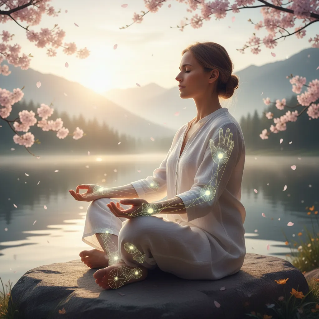 Holistic anxiety management combining meditation and reflexology