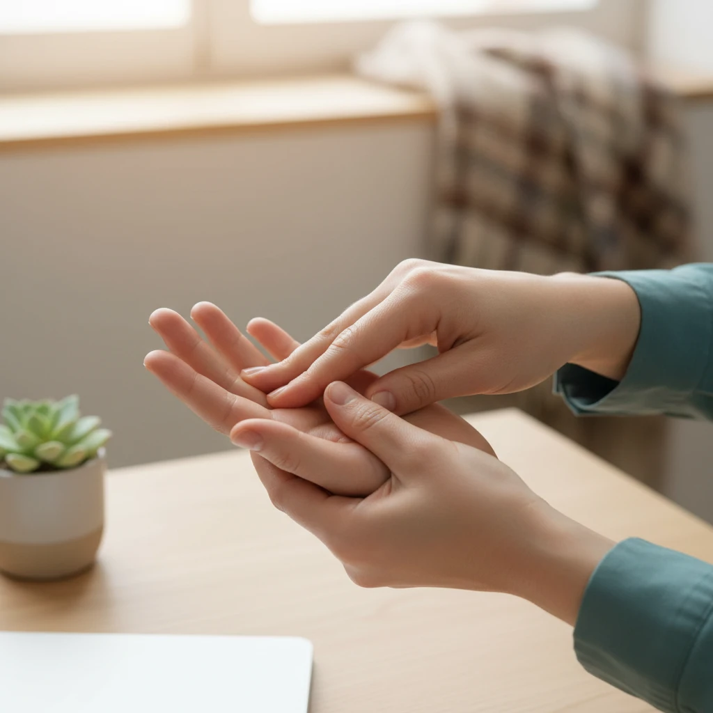 Self-hand reflexology for immediate stress relief